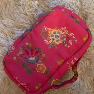 Spell Pink Floral Cosmetic Bag